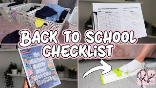 What Do We Still Need for School? (Back to School Stock Take, Organising, Checklist & Hacks)