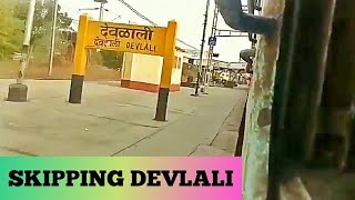 preview picture of video 'GITANJALI Exp skips DEVLALI station in Evening at 90kmph ||(Maharashtra)'