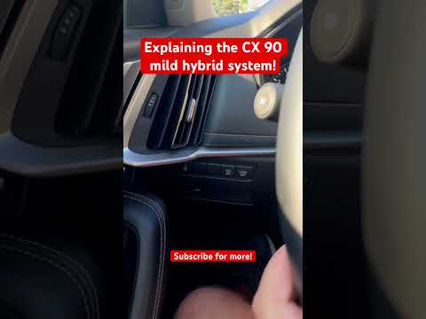 The Mazda CX90 has an INTERESTING 48V hybrid system