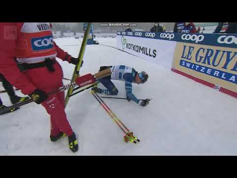 Hiihdon MC - Aleksandr Bolshunov hermostui 24.1.2021