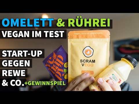 VEGANES OMELETT & RÜHREI IM TEST - Start-Up gegen Rewe & Co.