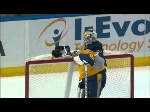 Jhonas Enroth amazing save on Claude Giroux. January 14th, 2014