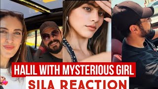 Halil Ibrahim Ceyhan With Mysterious Girl !Sila Turkoglu Reaction