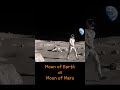 moon vs phobos (moon of mars) #shorts #moon #mars #earth #phobos #jump #cosmos #space #video
