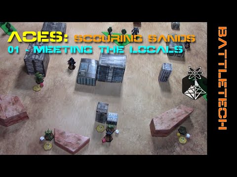 BattleTech ACES "Scouring Sands" Mission 1 - ION Radio Battle Report