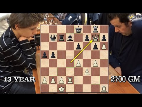 13-ogodišnak pobedio 2700 Velemajstora |  ŽRTVA DAME I LOVCA  | Sicilian Defense | Yugoslav Attack |