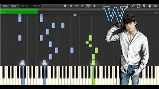 W - Two Worlds OST Part 1 - Where Are U by Jung Joon Young (Piano Synthesia+Tutorial+Sheet)
