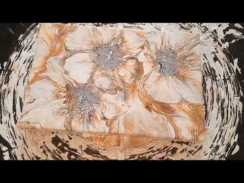 #226 "GOLDEN ECHOES"  MULTIPLE LAYERED BLOOM FLOWER BLOW OUT