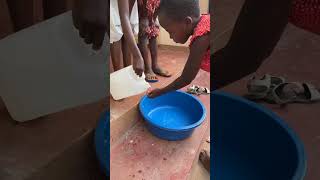 Good samaritans helping orphans in Uganda.  Africa