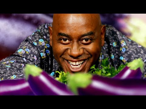 Ainsley Harriott Knows How To Handle an Aubergine