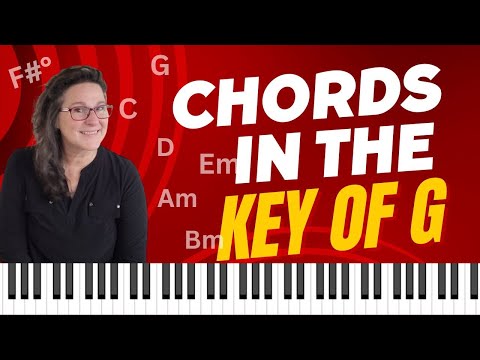 Key of G: How to Form and Play Chords on Piano for beginners (Piano Tutorial)