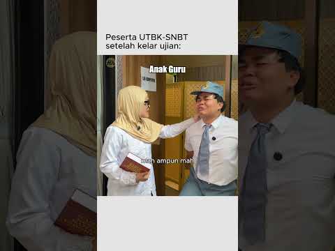 Peserta UTBK-SNBT setelah kelar ujian #utbk #snbt #contentcreator #skit #comedyskit