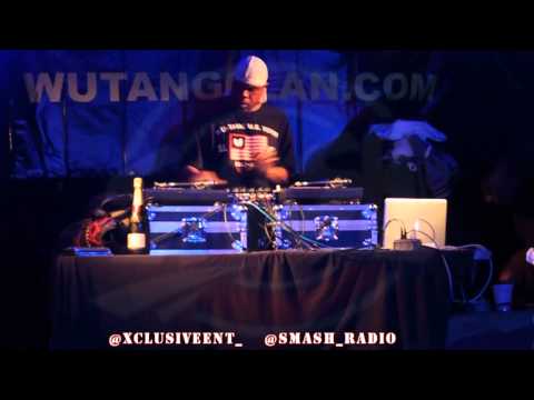 RZA showing LOVE to SMASH RADIO, WU TANG'S DJ MATHEMATIC GOING IN FOR JAM MASTER JAY
