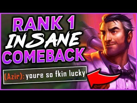 RANK 1 JAYCE SHOWS YOU EXACTLY HOW TO CARRY AFTER FEEDING! (INSANE COMEBACK!) - League of Legends