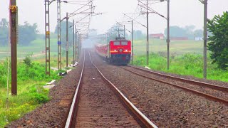 preview picture of video 'OFFLINK MGS  WAP-4 12304 POORVA SF EXPRESS CHARGES TOWARDS HOWRAH JN.'