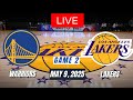 Warriors At Lakers I WCF SEMI FINALS Game 2 I May 9 2025 I NBA2K25 LIVESTREAM 2K LIVE