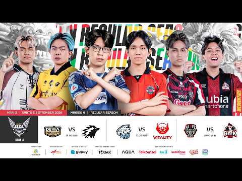🔴 LIVE | MPL ID S18 | Minggu 4 Hari 2 | Bahasa Indonesia