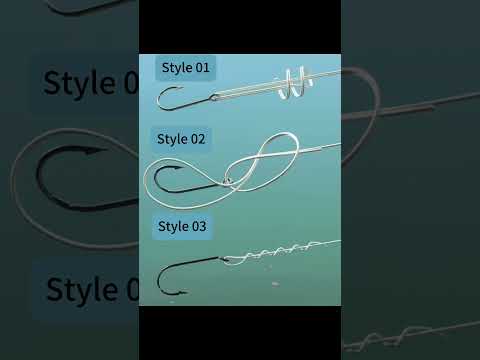 How to tie eyed fish hooks #fyp #fishing #fish #hook #tips #technique