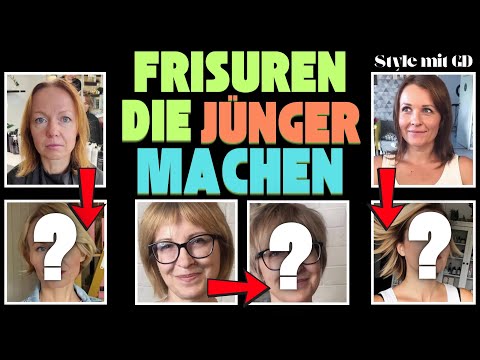 Frisuren, die dich nach 50 jünger und elegant aussehen lassen! | Vorher-Nachher