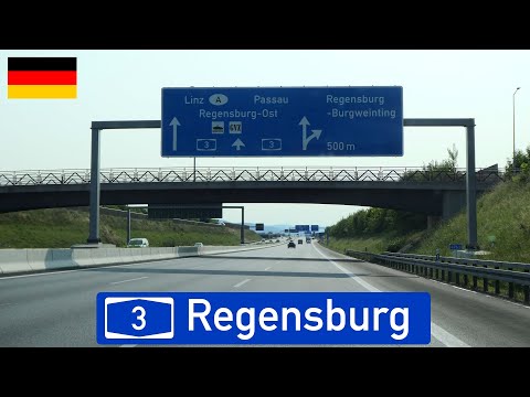Autobahn A3 in Regensburg