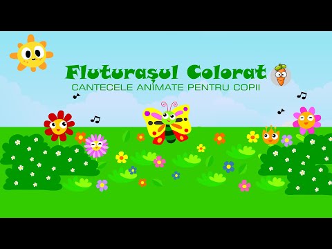 Fluturasul Colorat | Cantece pentru Copii | Desene Animate