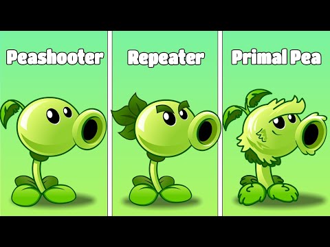 PvZ 2 - Team 9 Peashooter Plant Level 1 Vs Team Plant Level Max Vs 3 Deep Sea Gargantuar Zombie