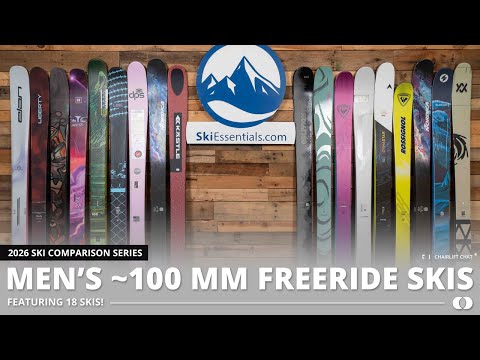 2026 100 mm Freeride Ski Comparison with SkiEssentials