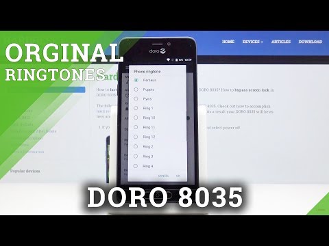 How to Change Ringtones in DORO 8035 – Ringtone List