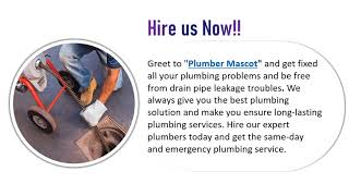 Plumbers Mascot - Expert Plumbers | Drain and Pipe Relining Specialists | Hydro Jet Drain Cleaning