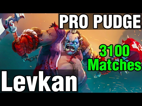 PRO PUDGE! - Levkan WITH 3100 PUDGE MATCHES - Dota 2