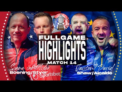 HIGHLIGHTS | SVB/STYER VS SHAW/ALCAIDE | MATCH 14 | 2025 MOSCONI CUP