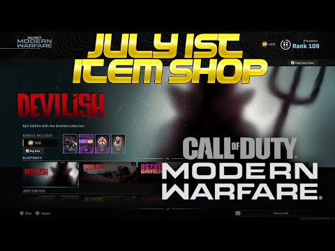 , title : 'Modern Warfare - Franchise Store NEW Daily Items! July 1st Blueprints & Featured Items!'