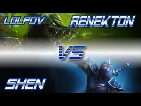 LoLPoV - Renekton vs Shen [Top] (League of Legends Live Commentary)