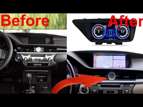 Lexus ES 350 radio upgrade 2013 2014 2015 2016 2017 2018 Android stereo replacement How To Install