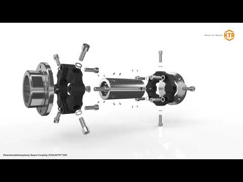 EVOLASTIC® D2H highly flexible intermediate shaft coupling - KTR Systems