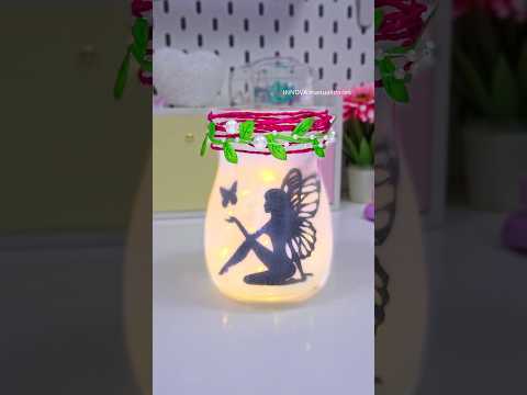DIY Linda idea para decorar frascos 💕 #manualidades #diy #ideas #regalo