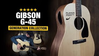 Video thumbnail for Gibson G-45 - New 2021 Generation Collection Review! by Acoustic Letter