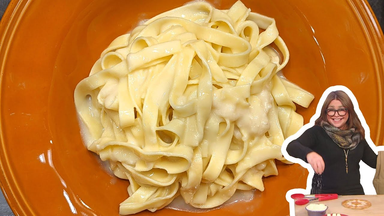 How To Make Pasta In Bianco (Italian For Fettuccine Alfredo) Rachael