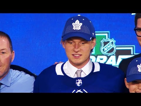 Maple Leafs draft Greyhounds' Rasmus Sandin with 29th pick