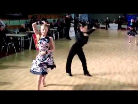 CL Latina 2013 Juniori 1 Samba Emirs Salmanovs and Anastasija Bengarde