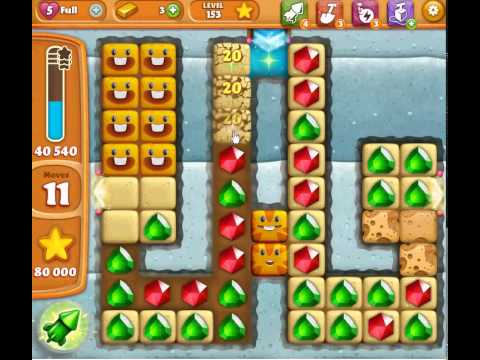 Diamond Digger Saga Level 153 no booster 3 stars