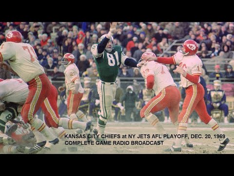 RADIO BROADCAST - NY JETS v s  CHIEFS 1969 AFL PLAYOFF
