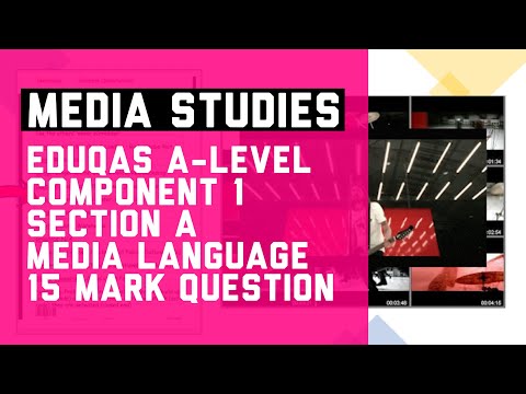 Eduqas A-Level Media Studies Media Language Question How to make Notes and Plan your Answer