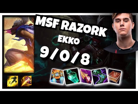 Razork Ekko 11.1 S11 Jungle Challenger Replay (9/0/8) - EU