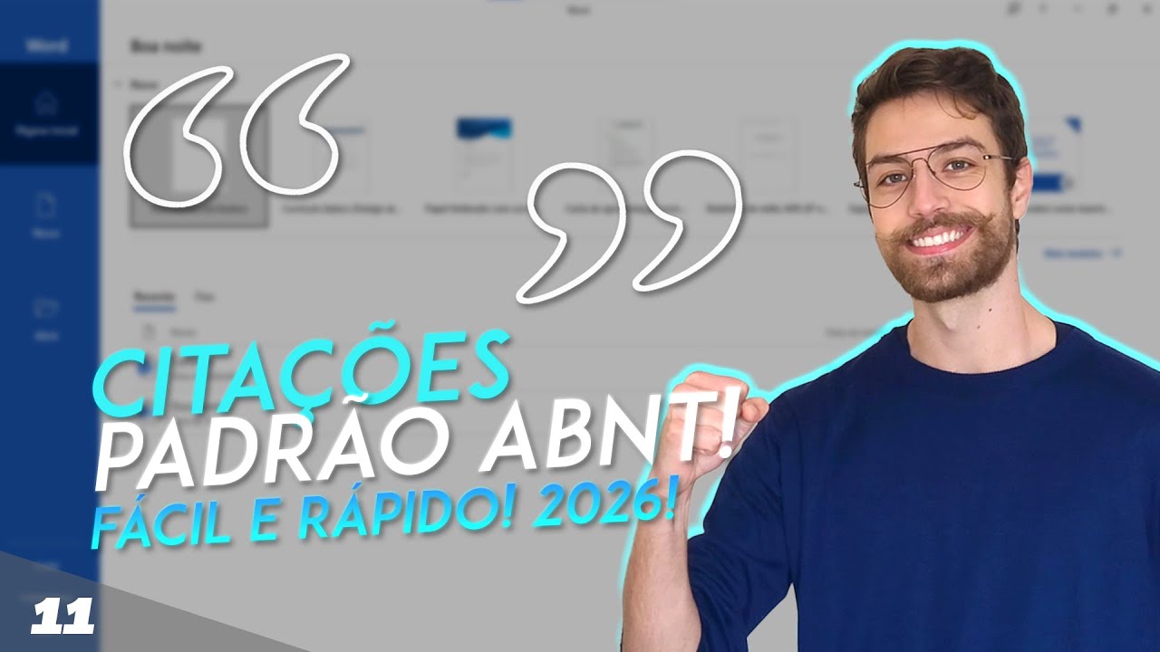 COMO FAZER AS CITAÇÕES ABNT! FÁCIL E RÁPIDO!