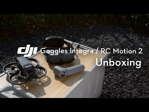 DJI Goggles Integra  and DJI RC Motion 2｜Unboxing