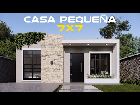🏠 ¿Se puede vivir bien en 7x7 metros? Mira esta casa 🔥