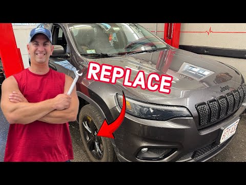 2014-2023 Jeep Cherokee Front Brake Pad and Rotor Replacement
