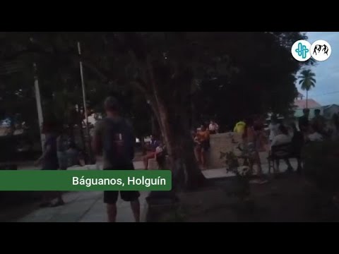 Pobladores de Báguanos, en Holguín, protestan por la falta de electricidad