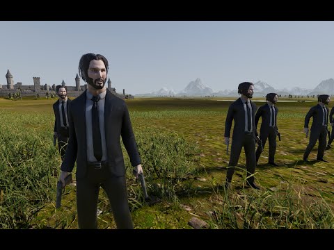 10 John Wick VS. 1 MILLION Spartans! Ultimate Epic Battle Simulator 2